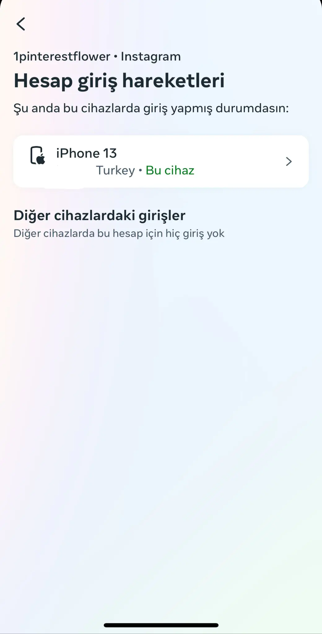 Başka bir cihazdan Instagram hesabını kaldırma