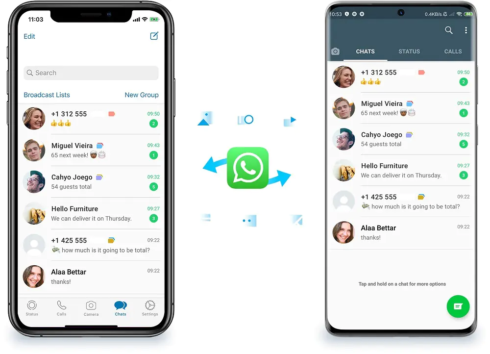 WhatsApp’ı Android’den iPhone’a Aktarma