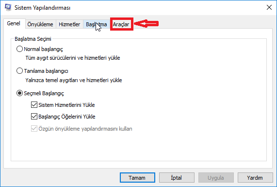 Windows 10'da Sistem Geri Yükleme