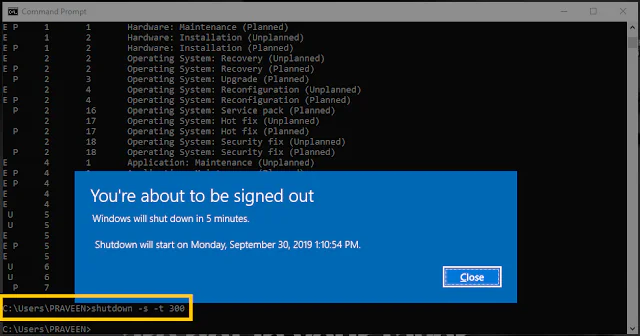 Windows 11 Kapatma Zamanlayıcısı Ayarlama