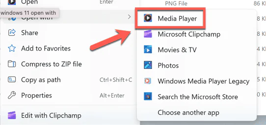 Windows 11’de MP4 Oynatma