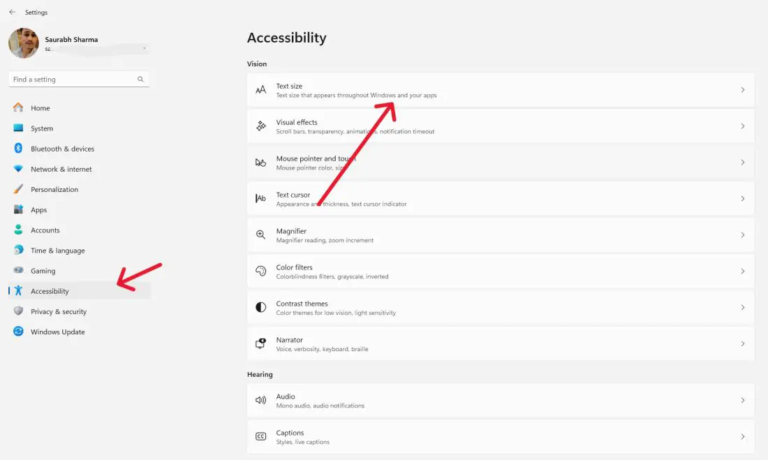 Windows’ta Metin Boyutu Değiştirme Adımları Nelerdir