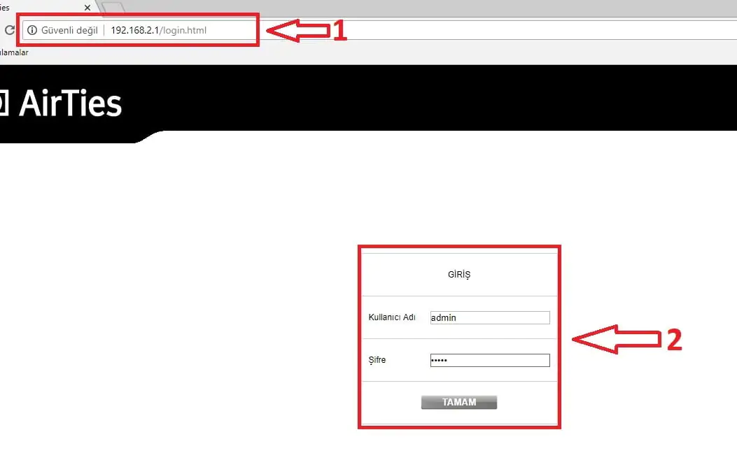 AirTies Modemlerde IP Değiştirme! (Resimli Anlatım)