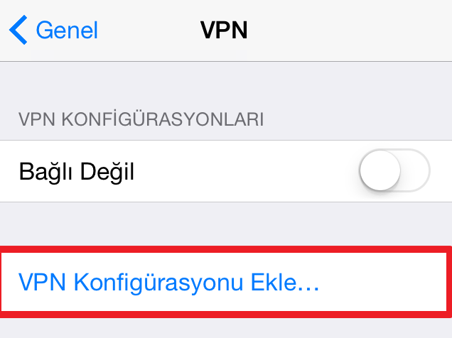 iPhone VPN ayarı nasıl yapılır