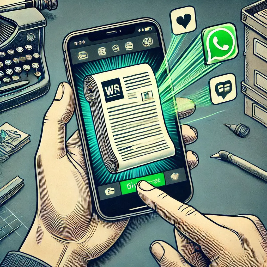 WhatsApp Belge Taratıp PDF Olarak Gönderme Adımları