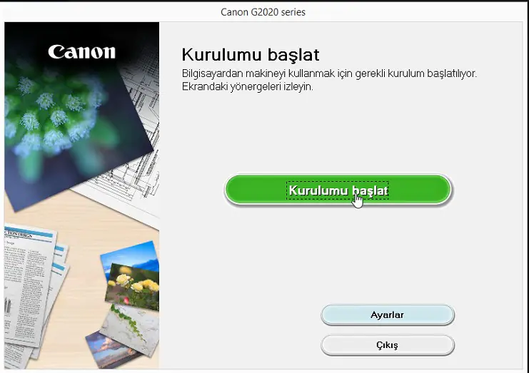 Canon PIXMA Windows 11 kurulum