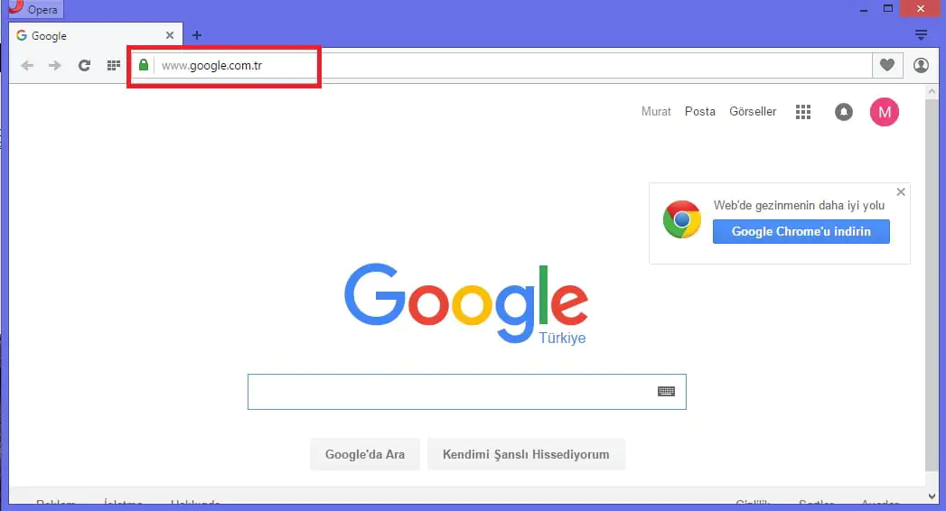 Opera Tarayıcı Varsayılan Arama Motoru ve Anasayfa Nasıl Ayarlanır