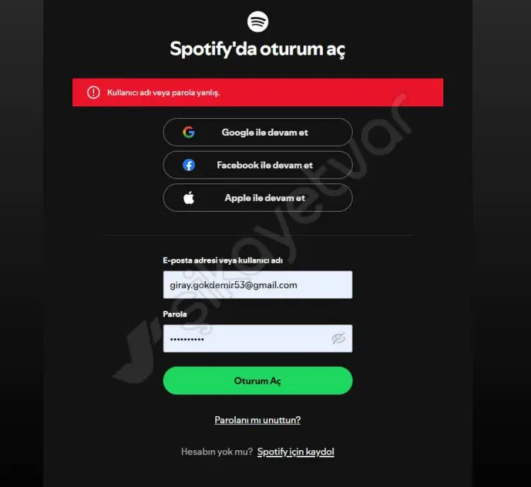 Spotify Jam çalışmaması