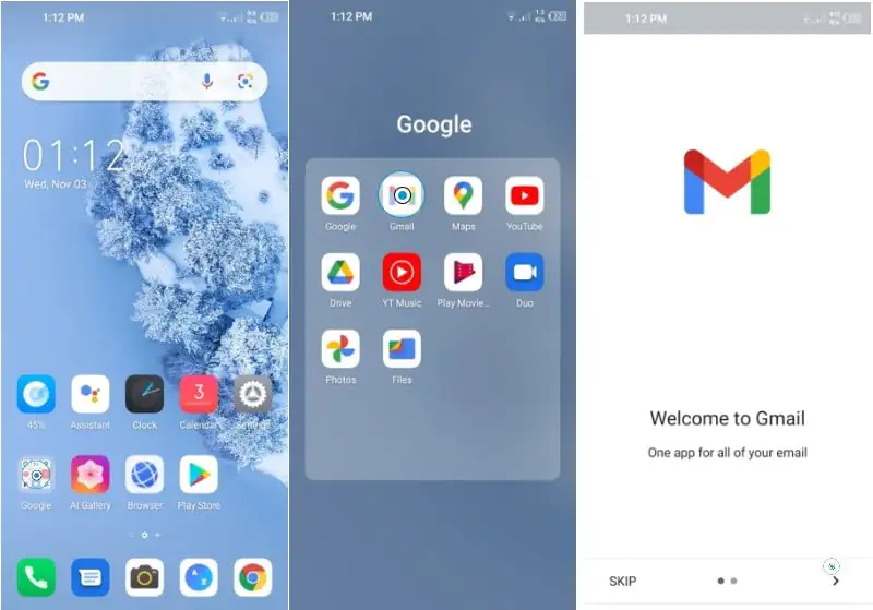 Tecno camon 17 mail kurulumu