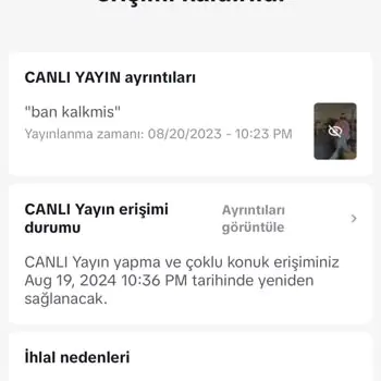TikTok hesabı askıya alındı