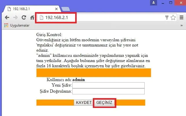 Zte ZXV10 W300 Modem Kurulumu
