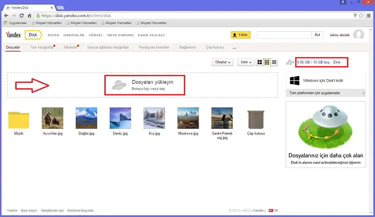 Yandex Disk ile Dosya Depolama ve Paylaşımı Nasıl Yapılır