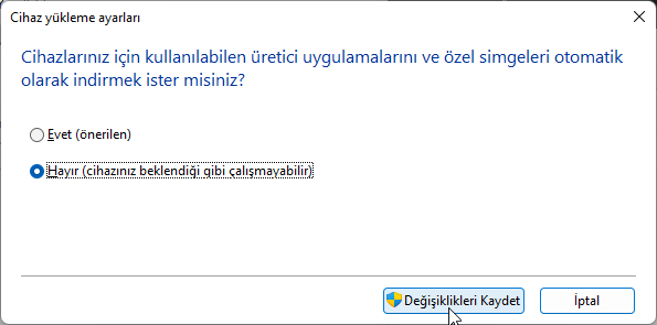 Windows 11 Otomatik Sürücü Yüklemesi Nasıl Durdurulur