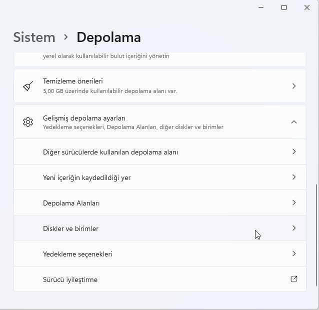 Windows 11'de Sürücü Harfi Nasıl Kaldırılır