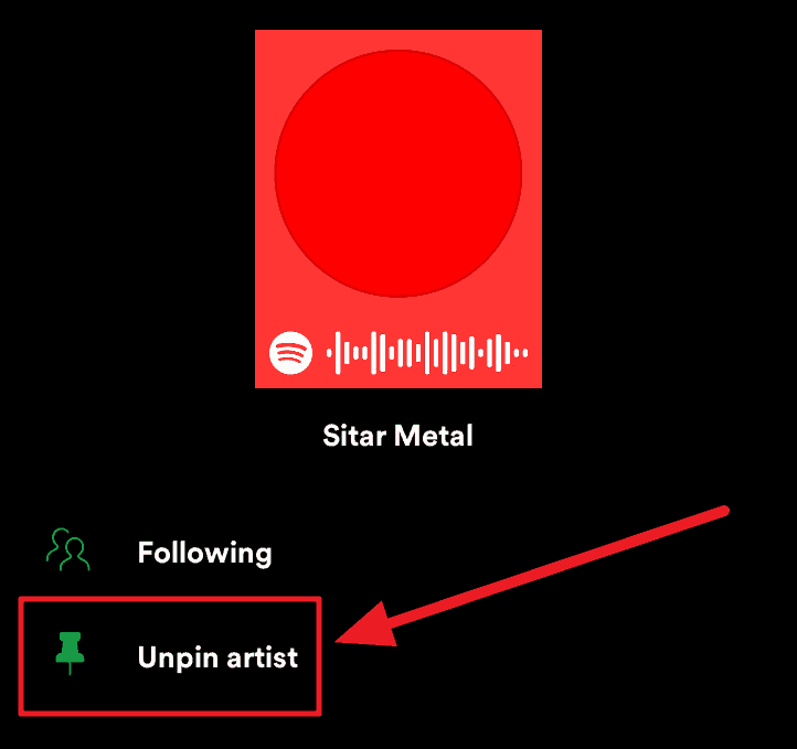 Spotify Öğeleri Nasıl sabitlenir