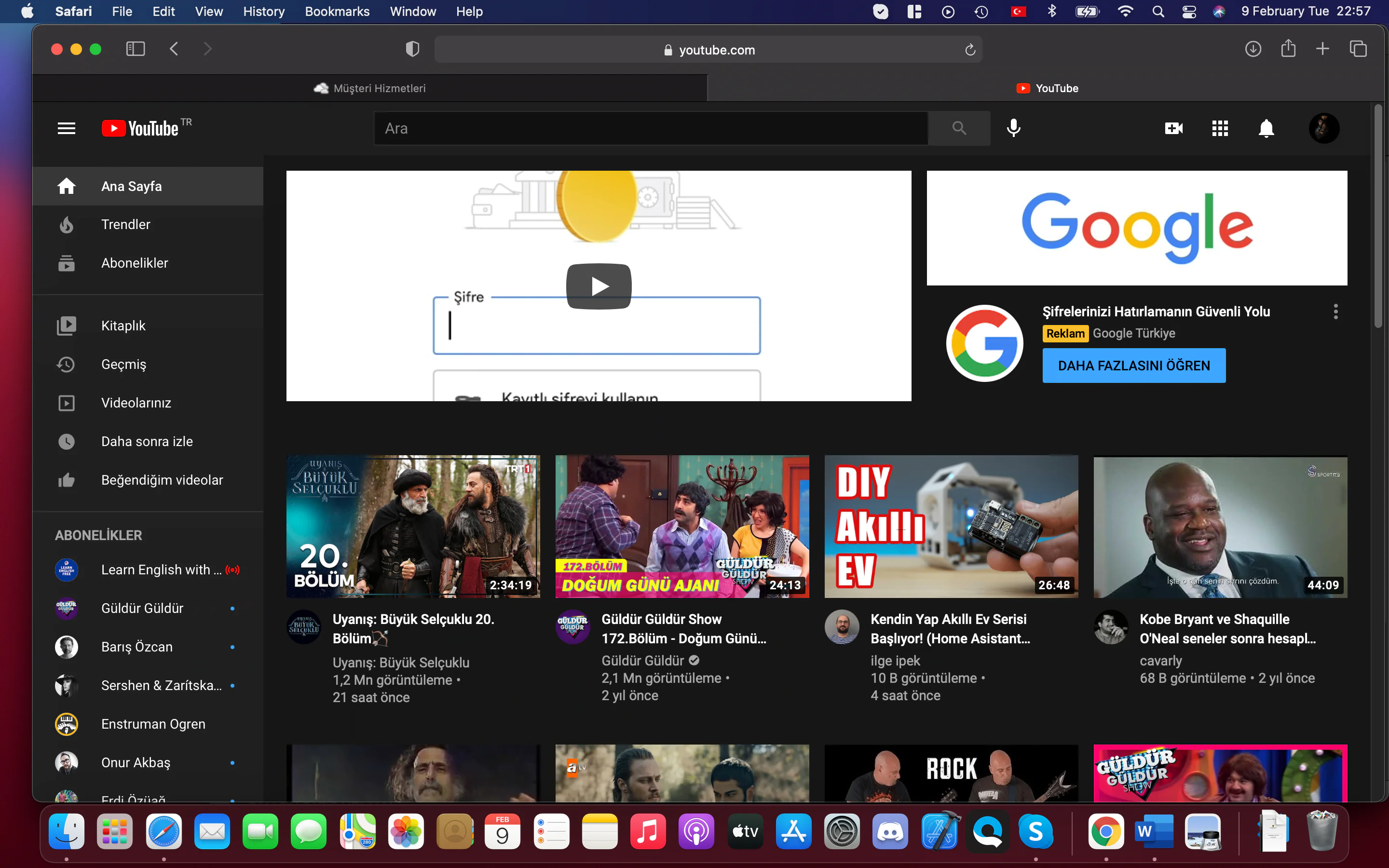 Yotube aboneliklerinizi Nasıl Kontrol Edersiniz