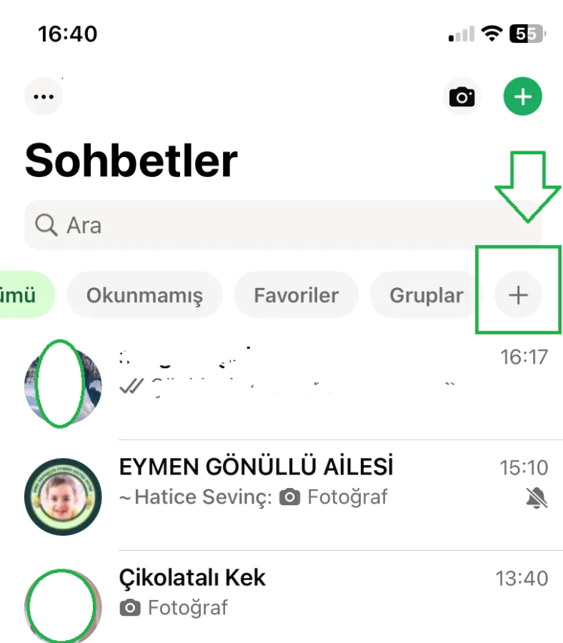 WhatsApp kategori