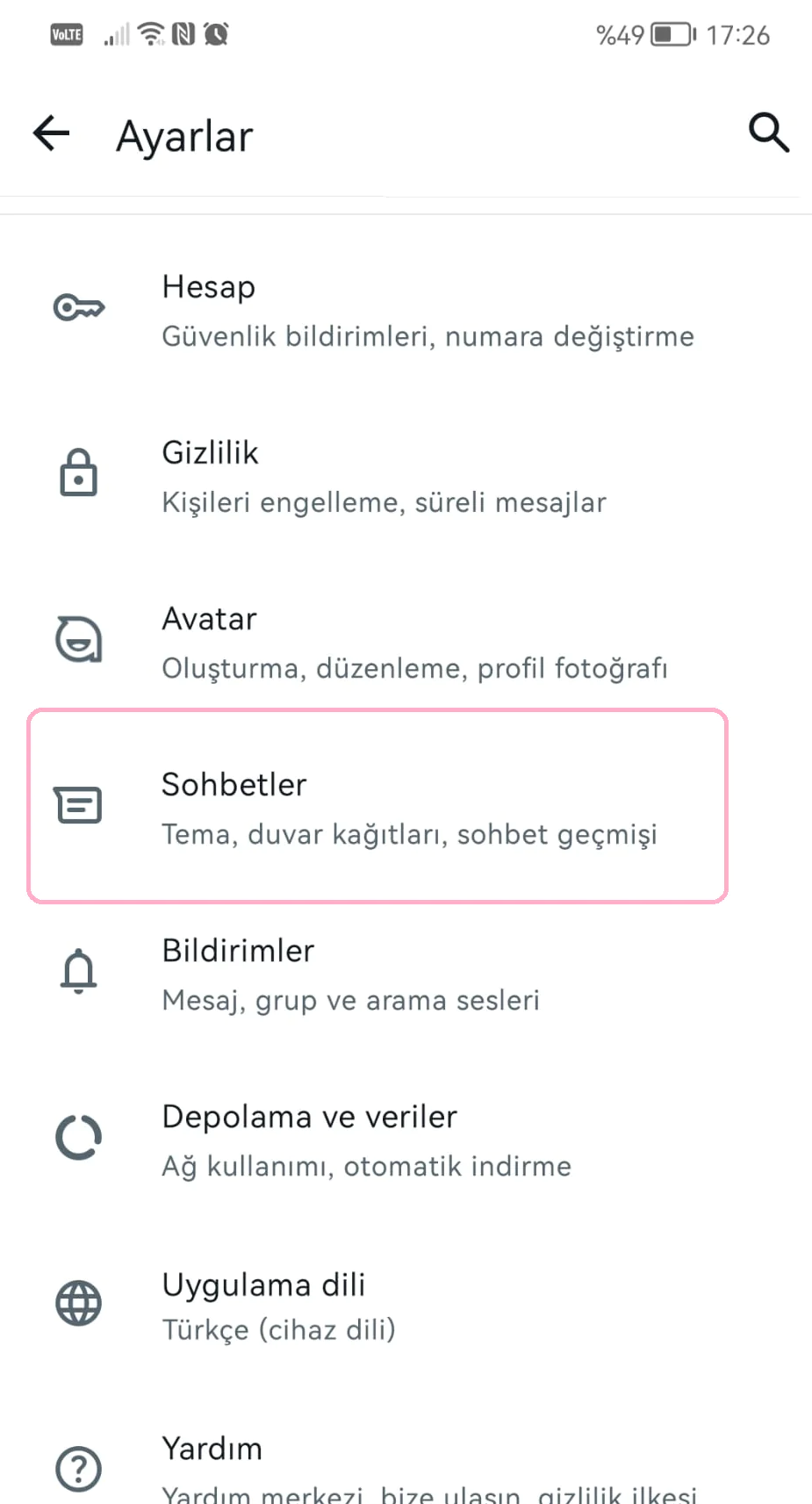 Yedekleme Dosyasından