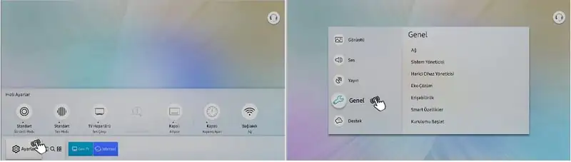 samsung kablosuz ağ bağlantı hatası
