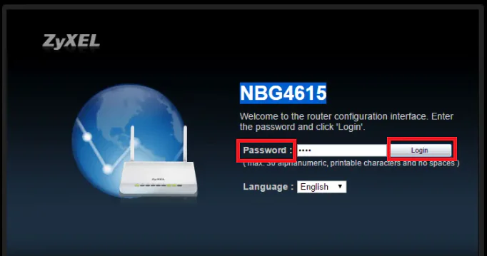 zyxel NBG4615 router kurulumu