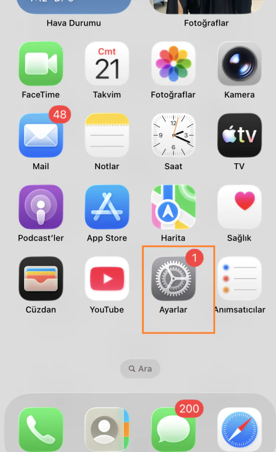 iPhone paylaşılan albüm oluşturma