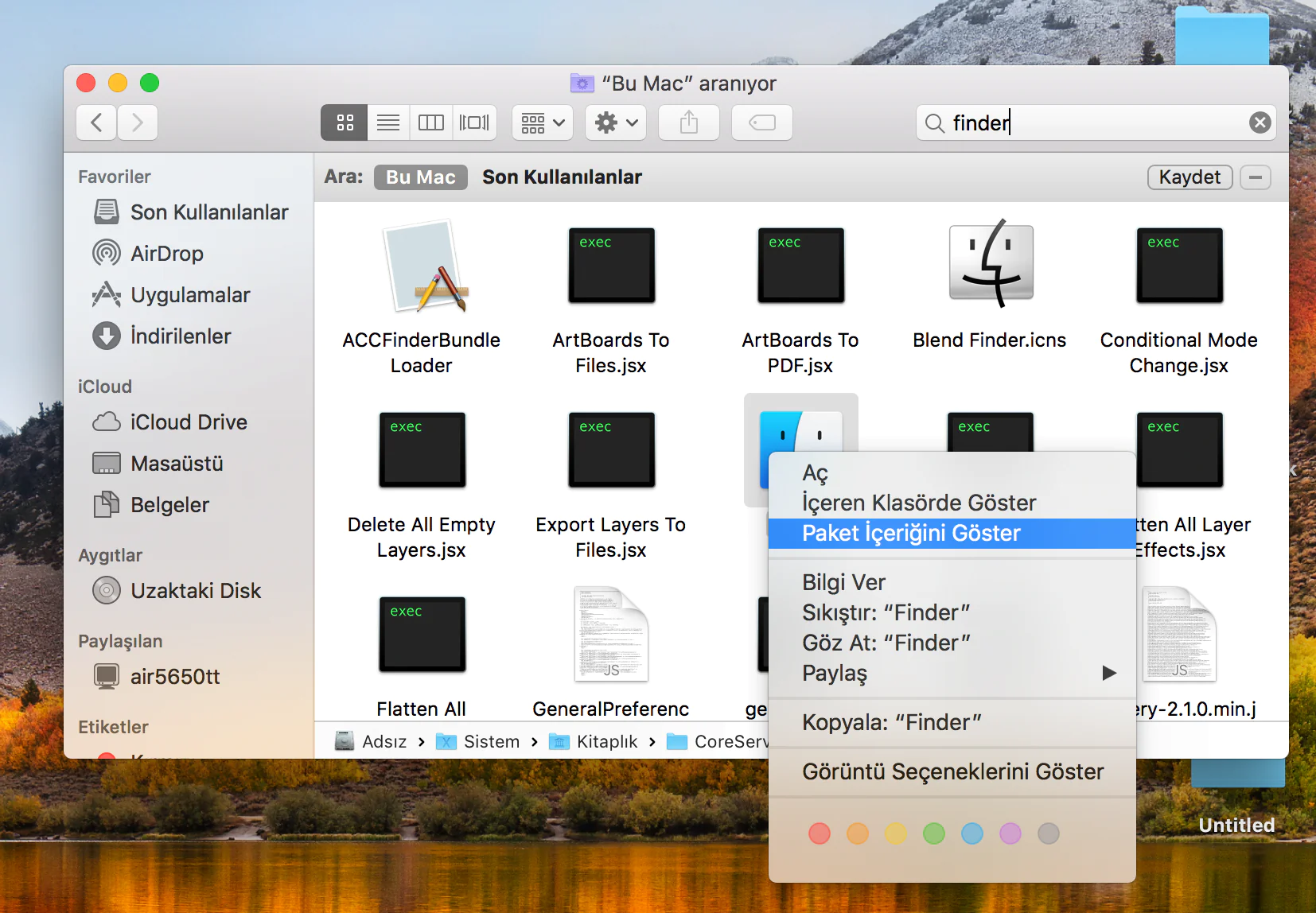 Airdrop Uygulmasını Dock a Sabitleme Nasıl Yapılır.