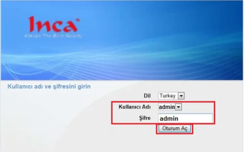 İnca IM-300NX Modem Kurulumu ve Kablosuz Ayarları