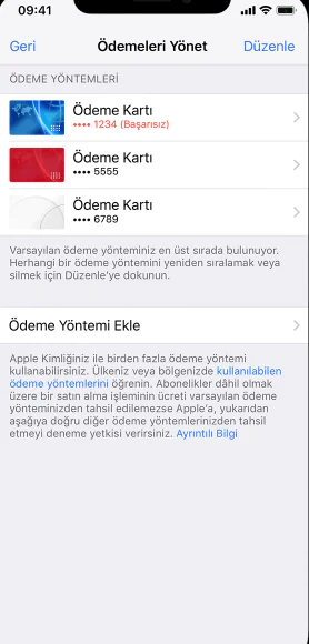 Apple Store Ödeme Yöntemi Ekleme Nasıl Yapılır?