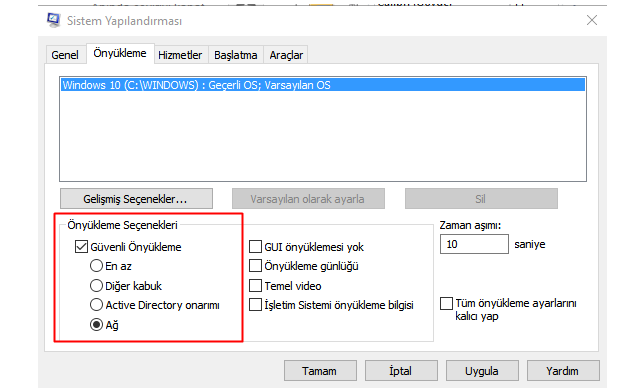 Windows 10 Güvenli Modda Nasıl Yüklenir