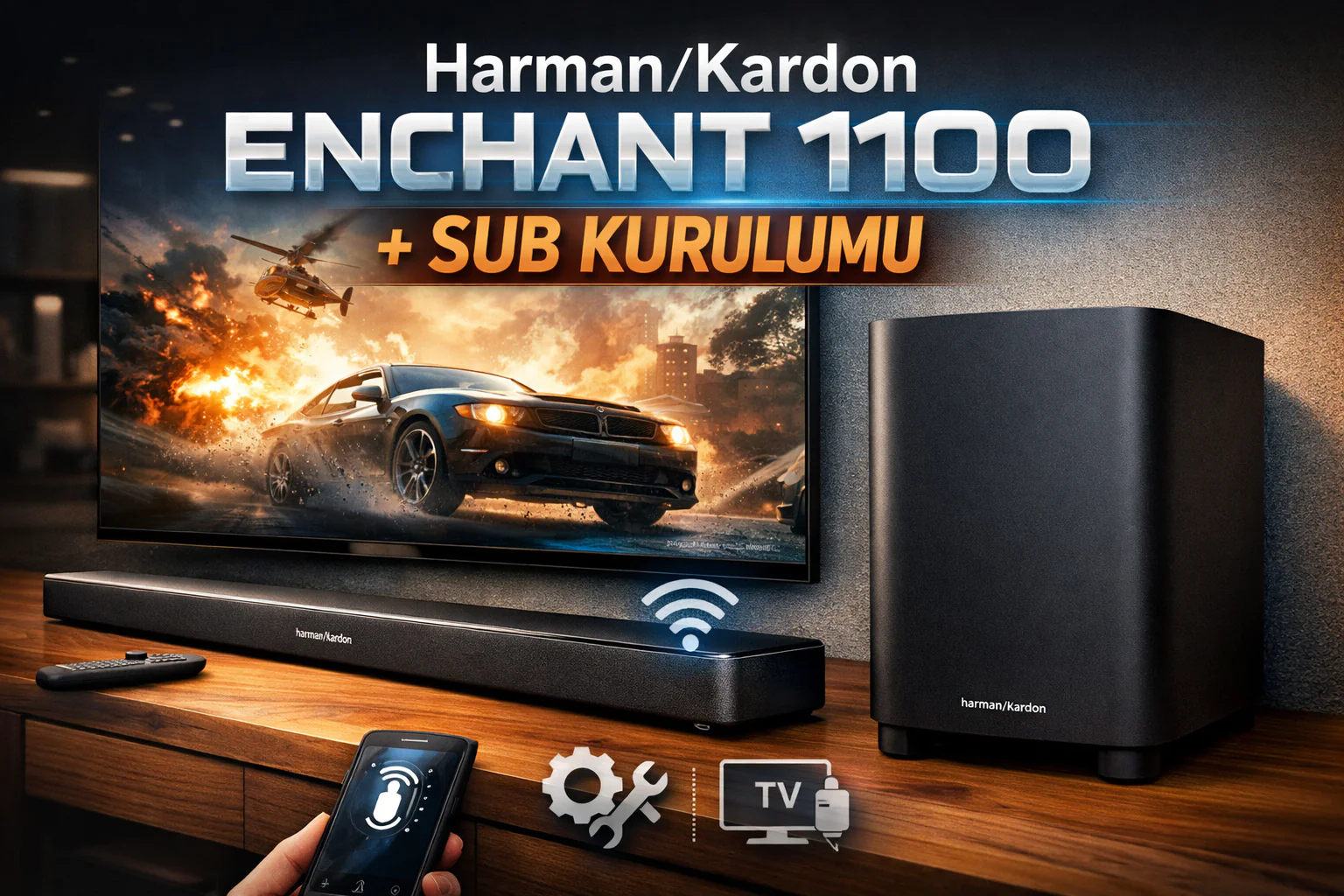 Harman Kardon Enchant 1100 Subwoofer Kurulumu Nasıl Yapılır
