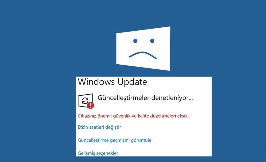Windows Update Hatası Nasıl Çözülür