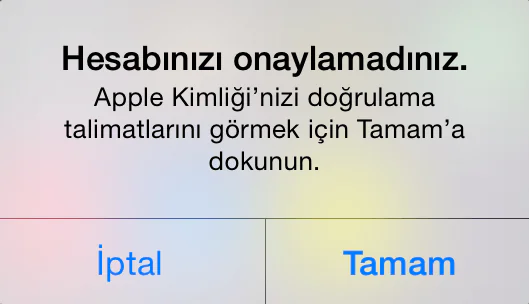 iPhone Üzerinden Apple ID Oluşturma