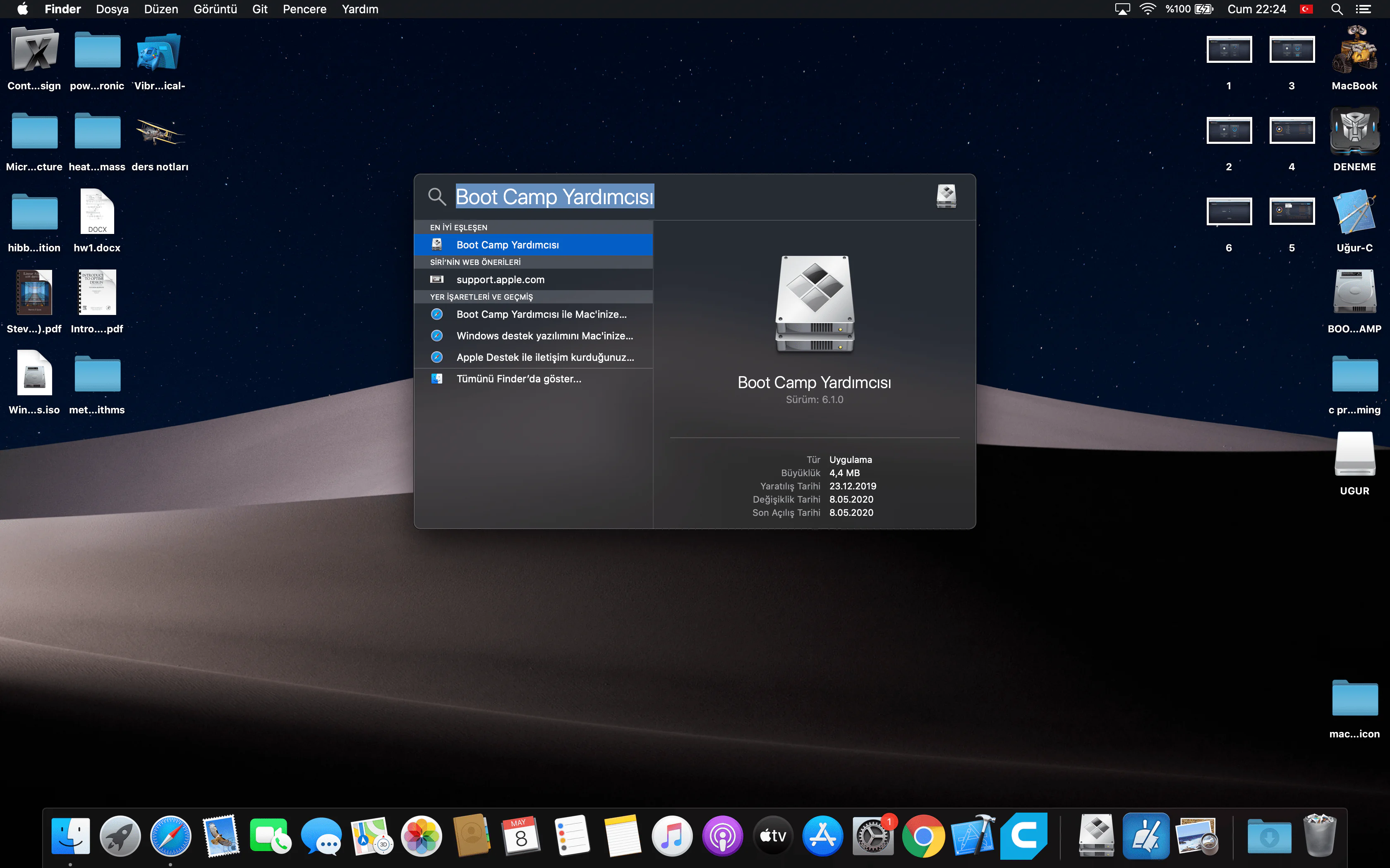 BootCamp Destek yazılımı Nasıl İndirilir.?