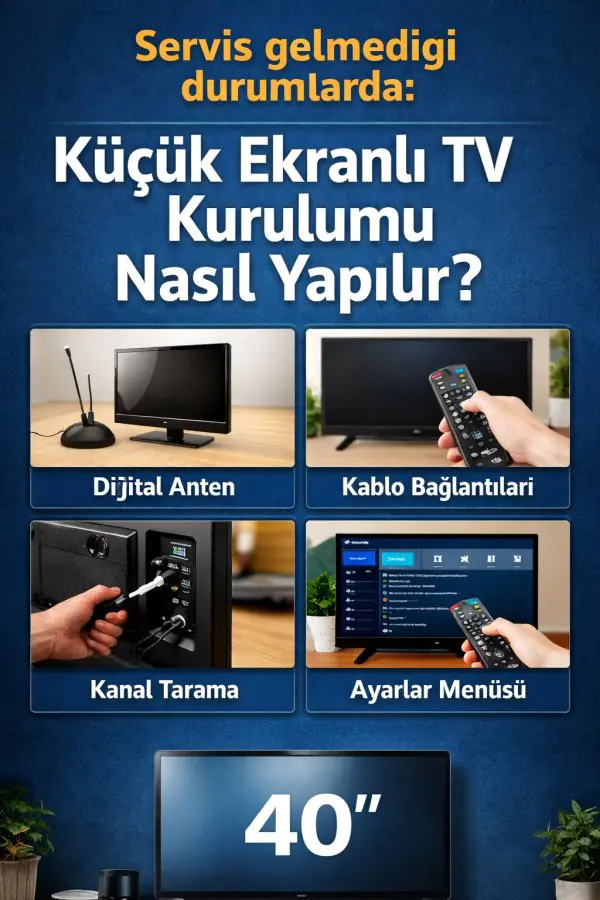 Servis Gelmediği Küçük Ekranlı TV Kurulumu Sorun Yaşıyorum