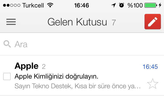 iPhone Üzerinden Apple ID Oluşturma