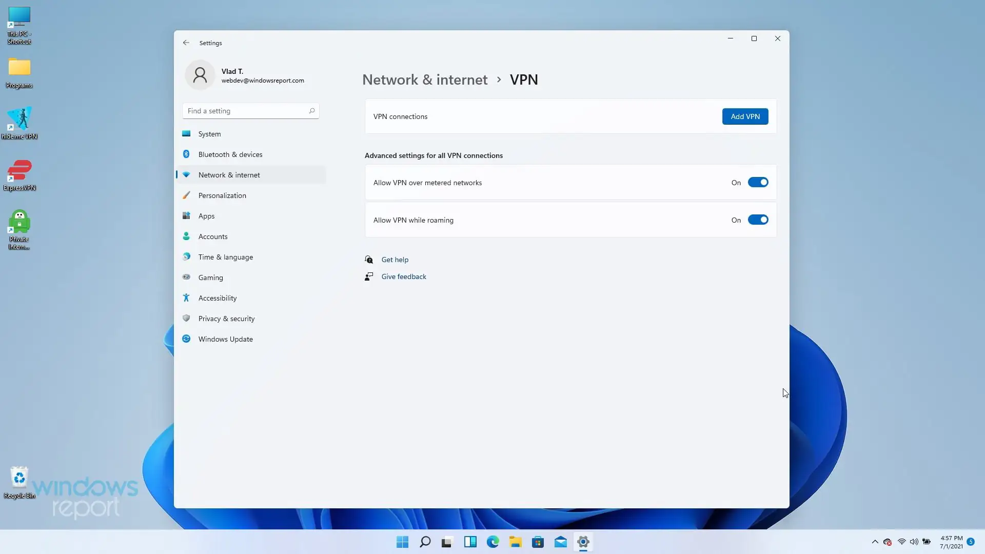Windows 11 için en iyi VPN Programları