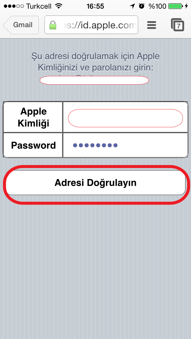 iPhone Üzerinden Apple ID Oluşturma