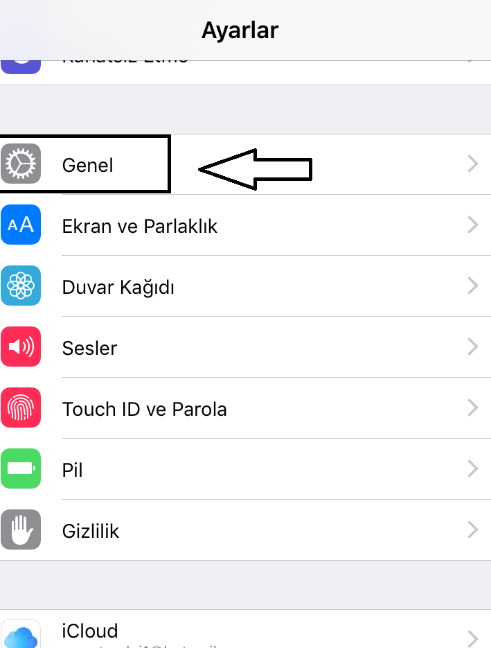 iPhone Yeni Klavye Ekleme