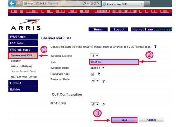 ARRIS WTM-552A 4 KABLOSUZ AYARLARI?