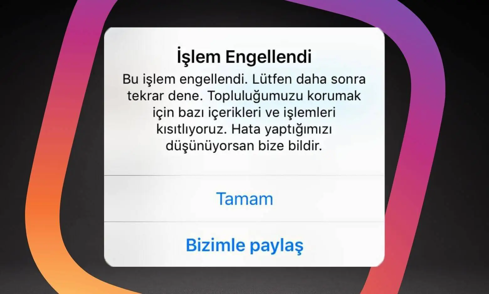 Instagram Spam Uyarısı Kaldırma Yöntemleri