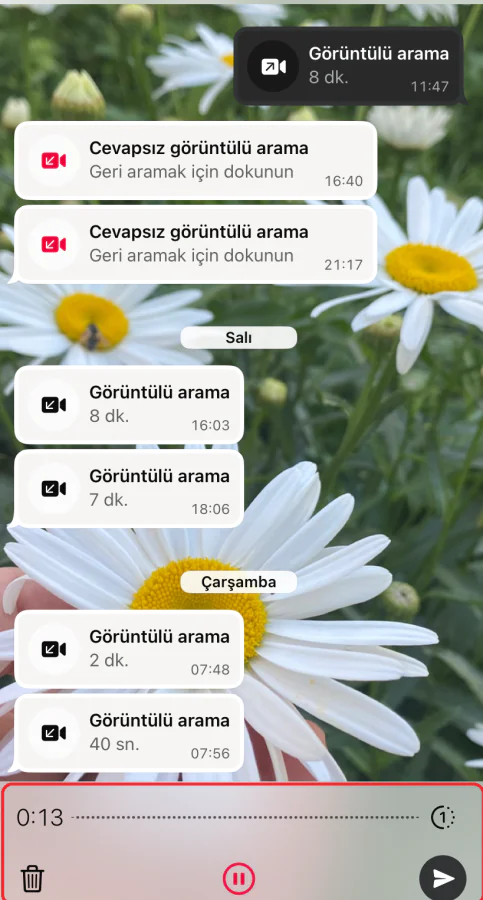 WhatsApp tek seferlik dinlenebilen sesli mesaj gönderme