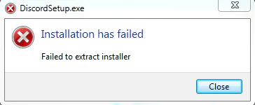 Installation Has Failed