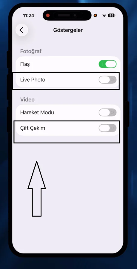 İOS 26.2 Çift Çekim Modu Açma