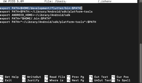 macOS zsh dosya düzenleme - 1