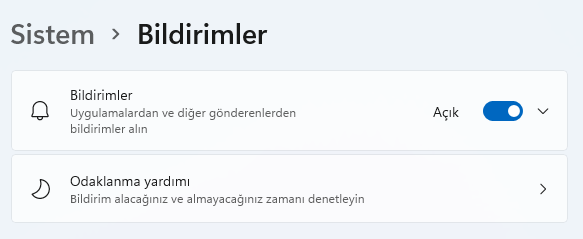 Windows 11'de bildirimler nasıl devre dışı bırakılır