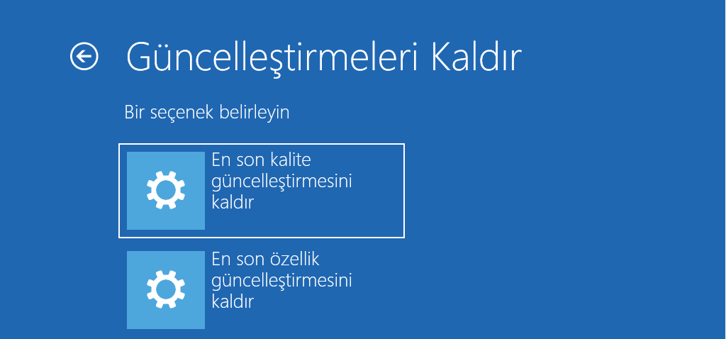 Açılmadığında Windows 11 22H2 Nasıl Kaldırılır