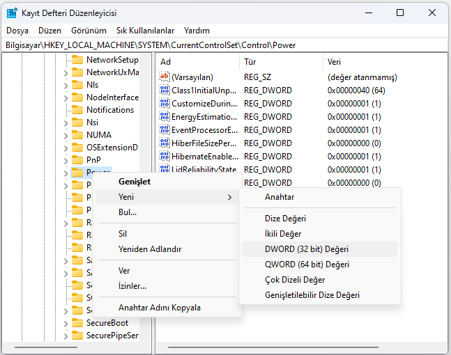 Windows 11'de Kalan Pil Süresi Gözükmüyor