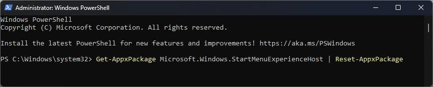 Windows 11 Başlat Menüsü Sıfırlama