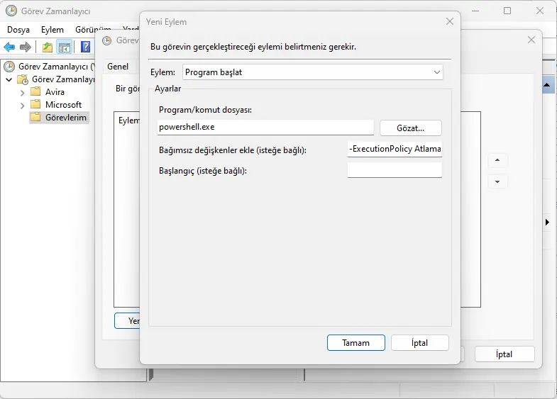 X Günden Daha Eski Dosyaları Otomatik Silmek