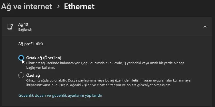 Windows 11 LAN Üzerinden Uzak Masaüstü Bağlantısı